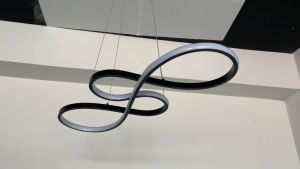 Modern Chandelier Kitchen Lamp Ceiling Lights for Living Room LED Pendant Hanging Lights with Remote