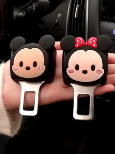 หัวเข็มขัดนิรภัย 2 ตัว ท่อไอเสีย เข็มขัดนิรภัยแบบขยาย การเชื่อมต่อเข็มขัดนิรภัยในรถยนต์แบบขยาย