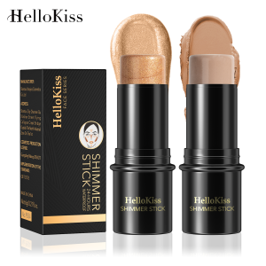 Hellokiss Waterproof Shimmer Face Bronzer Highlighter Stick - Kem Che Khuyết Điểm Trang Điểm Dạng Kem Tạo Khối Cho Khuôn Mặt Tạo Khối Cho Lớp Trang Điểm Lâu Trôi