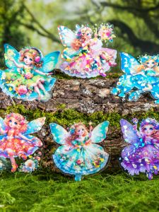 Fairy Tale Shell Light PET Stickers Retro Scrapbooking Cute Vintage Die-Cut Scene Assembly Adhesive Paper Crafts