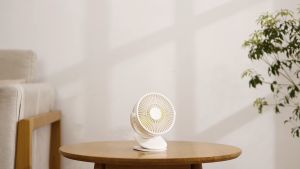 JisuLife Fa18s Clip Fan Life1 FA18S 4000mAh Battery 4 Speed Fan Up to 14 Hours Cool