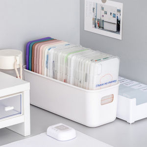 First Chioce กล่องเก็บของมินิมอล กล่องเก็บผลิตภัณฑ์ดูแลผิว ชุดของ จัดระเบียบบนโต๊ะ Desktop storage box