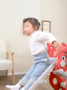 Playpark Slide for Kids Higher Design Slide Toy with Ring for Indoor Kids Shooting Game for Kids 1-6 Years Old