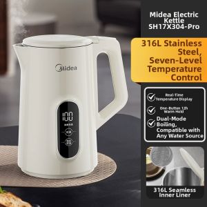 Midea | Temperature Control Stainless Steel Electric Kettle