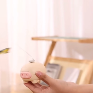 (พร้อมส่งจากไทย) ของเล่นแมว นกบินได้ ผีเสื้อบินได้ ผึ้งบินได้ บินอัตโนมัติ คละสี ใส่ถ่าน ผีเสื้อบินอัตโนมัติ ของเล่นออโต้ หมุน360°-D19