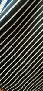 Bahan Kain Plisket Satin Premium Motif Salur Harga 05m