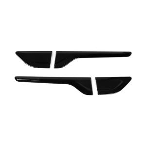 4 Kia Sorento MQ4 2021-2023 Bên Thân Bảng Điều Khiển Trang Trí Có ABS Sợi Carbon/Đen Ngoại Thất Xe Lá Tấm Nắp Sọc