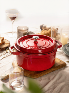 CAROTE | Non-stick Enamel Cast Iron Pot for Stewing Soup