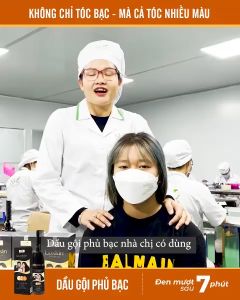 Dầu gội phủ bạc dầu gội nhuộm tóc thảo dược dầu gội đen tóc thảo dược an toàn không hóa chất - Happy Home 4U