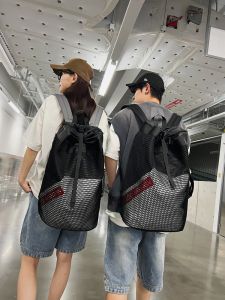 Túi Đeo Vai Đôi Dung Tích Lớn Thể Thao Du Lịch Bóng Rổ Ngoài Trời Leo Núi Đạp Xe Cho Học Sinh Đại Học Túi Lưới Thoáng Khí