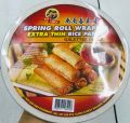 Fat & Thin (Extra Thin ) Spring Roll Wrapper Rice Paper Lumpia Wrapper 250g. 
