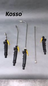 KOSSO ปืนฉีดน้ำอเนกประสงค์ ยาว 304860 cm ปลายงอ (1ชิ้น) พ่นน้ำ ปืนรดน้ำต้นไม้ ปืนฉีดน้ำกลางแจ้ง หัวฉีดน้ำ รดน้ำต้นไม้ ล้างรถ ล้างแอร์ พ่นน้ำยา 520 FSA