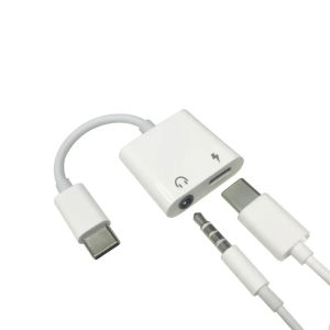1/2/4/6pcs 2-in-1 USB C to 3.5mm Headphone Adapter with 60W PD Charging Simultaneous Audio & Charge for iPhone 15 Series iPad