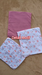 3pcs Bedong Bayi Pink Series POKA pernel Selimut 90X110CM ZAK06