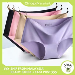 DROPASSIST 1280 Ice Silk Seamless Women Panties Womens Underwear Seluar Dalam Wanita Kain Sejuk