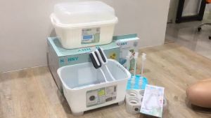 Nannyชุดที่คว่ําขวดนม พร้อมฝาครอบ เซ็ต 6 ชิ้น ไมโครแบน (S6-N216MB)