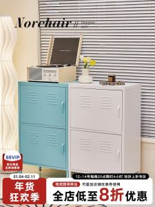 Norchair Minimalist Modern Sideboard Cabinet For Home Living Room Iron Storage Cabinet Scandinavian Small Apartment Wall Locker