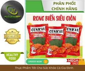GenKai - Rong Biển Siêu Giòn Vị Gà Cay Hàn Quốc  Thổi Phòng 14g