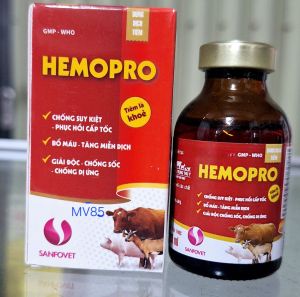 Hemopro 20ml  Sanfovet chống suy kiệt phục hồi cấp tốc