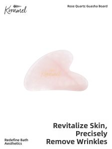 KRRAMEL | Rose Quartz Gua Sha Face Massage Board