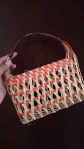 TAS ANYAMAN BAMBU KECIL/TAS TEMPAT MAKANAN MURAH