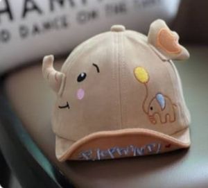 CAE - Topi Bisbol Anak Laki Perempuan 0-18 bulan Cute Elephant Baseball Hat Import