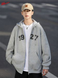 Warrior | Casual Loose Hooded Cardigan Mens Outerwear
