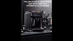 HÀNG CHÍNH HÃNG - Máy pha cà phê Espresso tự động Philips EP3888 Series 3800 Ultra Cappuccino Latte Americano Iced Coffee