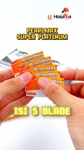 Original Silet Cukur Pearlmax Platinum Untuk Barbershop