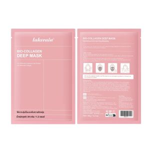 Bio Collagen Real Deep Mask Minimizing Firming อาหารเสริม Collagen Deep Hydration Pore Radiance ผิวกระจ่างใส