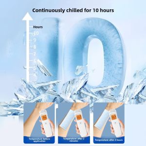 MONLEYTA | Cooling Ice Patch Refreshing Summer Heat Relief Mobile Phone Cooling Summer Special Ice Compression Energizing Therapeutic Ice Patch