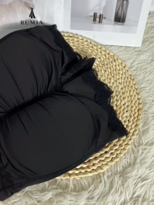 RUMIA S-5XL Women Padded Shapewear Panties High Waist Hip Enhancing Underwear Lace Trim Butt Lifter Tummy Control Stretch Shorts Plus Size Panties 3D Butt Lift Shapewear Black/Skin