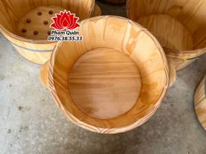 Chậu Gỗ Ngâm Chân Chậu Ngâm Chân Gỗ ThôngThùng Gỗ Ngâm Chân Cam Kết Không Đúng Hình Trả Lại