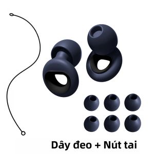 Nút Bịt Tai Bằng Silicon Có Thể Tái Sử Dụng Khử Tiếng Ồn Cho Nhạc Sĩ Người Đi Xe Máy Khi Ngủ Khi Làm Việc - Tai Nghe Lọc Và Giảm Tiếng Ồn