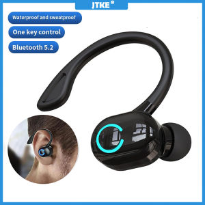 S10 TWS Bluetooth 5.2 หูฟังไร้สายหูฟังเพลงมินิแฮนด์ สำหรับกีฬาด้วยไมโครโฟน