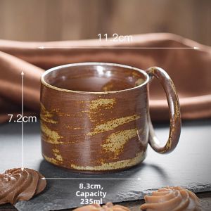 Creative Retro Coarse Ceramic Drip Coffee Mug