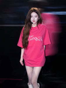 Celebrity Style Bright Red T-Shirt