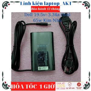 Sạc Laptop Dell 19.5v- 3.34a ( Kim to) Oval 65w Dell Latitude E7240 E7250 E7440 E7450 có đèn báo