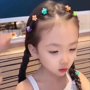 780Pcs/Set Korean Hair Pin Kids Scrunchie Hair Clip Set Ponytail Hair Accessories for Women  COD