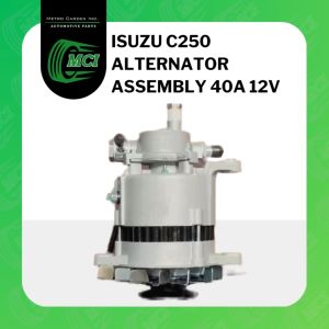 ALTERNATOR ASSEMBLY ASSY Isuzu C250 40A Ampere 12V Volts Single Pulley with w/ Vacuum