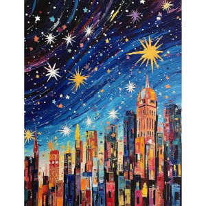 Shining Stars Buildings 500/1000/1200/2000 PCS Jigsaw Puzzles Family Activity Games DIY Puzzle for Living Room Home Decor Gift