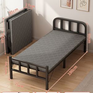 Reinforced Simple Single Bed for Home Rental 1.2m