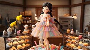 Váy Công Chúa Cánh Tiên Cầu Vòng 2 Tầng TN2522008 Chất Liệu Cao Cấp Màu Sắc Tươi Sáng Cho Bé Gái Thanh Nhi Fashion