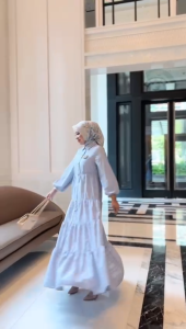 Baju Gamis Wanita Muslim/Gamis Katun Mewah/gamis Terbaru/Saira Dress by MDLY