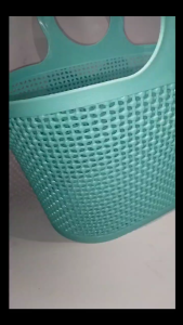Fashionable Shopping Picnic Basket Foldable Laundry Basket Portable Grocery Storage Hand Basket Organizer (SMALL/LARGE)