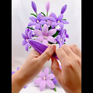 100PCS Fuzzy Wire Pipe Cleaner Craft 8mm Childrens Handmade DIY fuzzy Stems Twist wire for Kids fuzzy wire flower bouquet Arts Projects Decorations