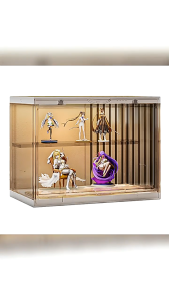 Acrylic Display Box Storage Transparent Stackable ABS Plastic Magnetic Door Box Showcase