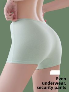 MiiOW | Womens Safety Pants Anti-Light Long Velvet Cotton Underwear High Elasticity Non-Rolling Edge Short Pants Summer New Arrival