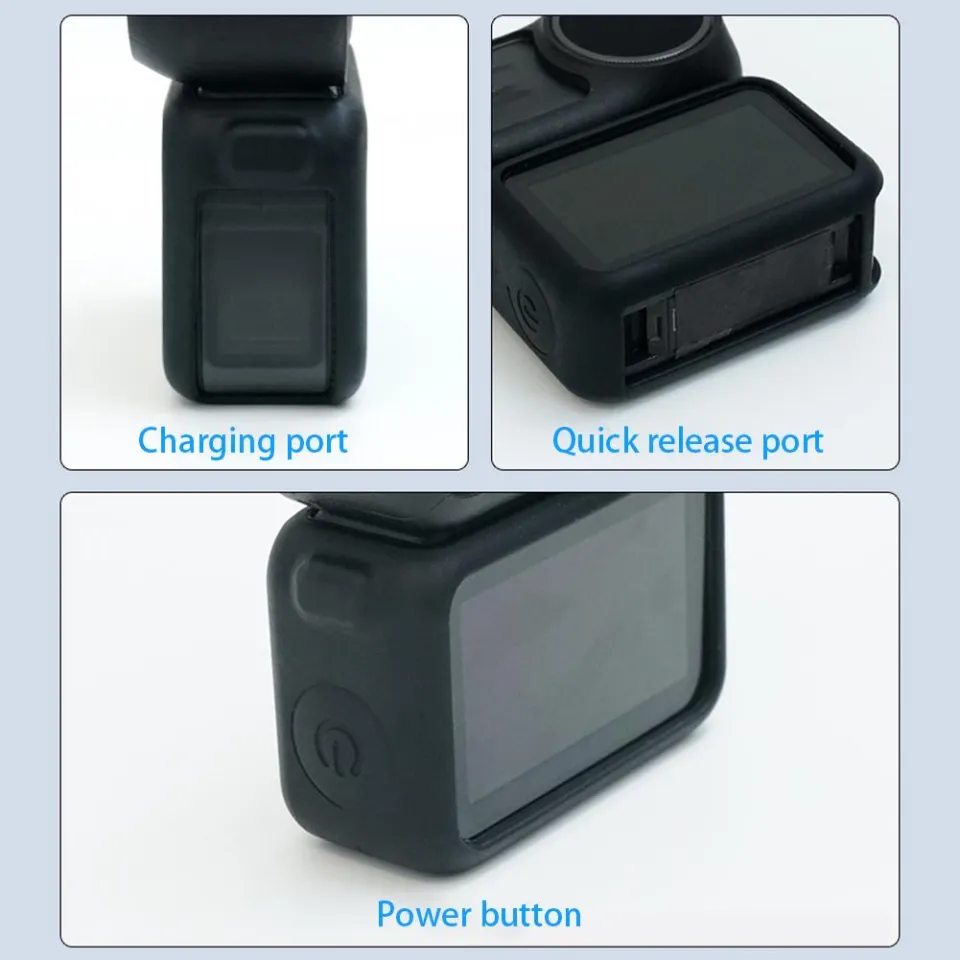 Étui De Protection En Silicone Pour Caméra DJI Osmo Nano - Léger, Anti-rayures, Anti-poussière - Taille Sur Mesure - Noir - 10