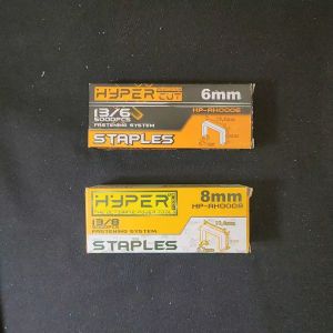 Isi Staples Tembak 6 mm 8 mm 13/6 13/8 Gun Tacker Stapler R23 Isi 5000 Pcs harga 1 kotak